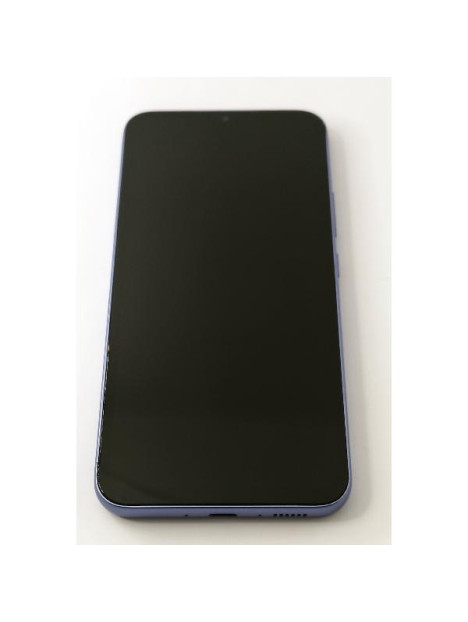 Pantalla lcd para Samsung Galaxy A34 5G A346 mas tactil negro con marco morado calidad TFT