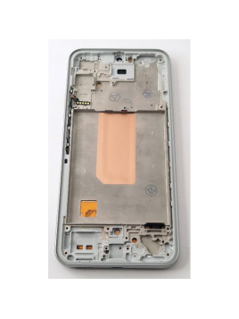 Pantalla lcd para Samsung Galaxy A34 5G A346 mas tactil negro con marco plata calidad TFT