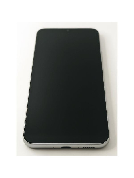 Pantalla lcd para Samsung Galaxy A34 5G A346 mas tactil negro con marco plata calidad TFT