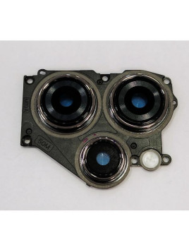 Cristal de camara para Xiaomi Redmi 12 5G con marco negro calidad premium