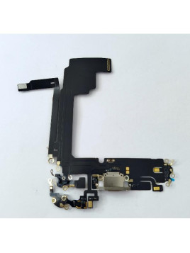 Flex puerto de carga gris para Iphone 15 Pro Max compatible