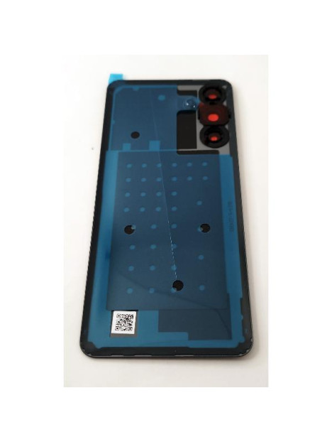 Tapa trasera o tapa bateria azul oscuro para Samsung Galaxy M55 5G GH81-25817A con cristal de camara Service Pack