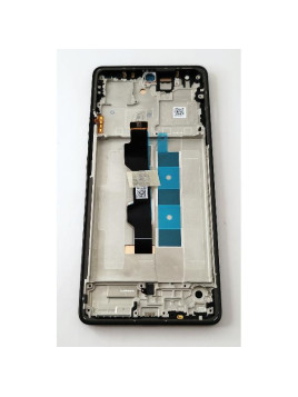 Pantalla lcd para Xiaomi Redmi Note 13 Pro 4G mas tactil negro con marco negro 56000300N600 Service Pack