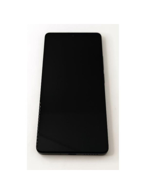 Pantalla lcd para Xiaomi Redmi Note 13 Pro 4G mas tactil negro con marco negro 56000300N600 Service Pack