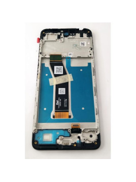 Pantalla lcd para Motorola E14 mas tactil negro con marco negro 5D68C24645 Service Pack