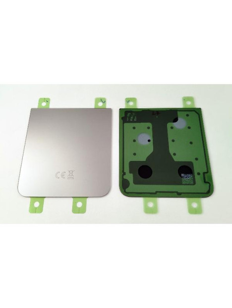Tapa trasera o tapa bateria gris para Samsung Galaxy Z Flip6 SM-F941B GH82-35182A Service Pack