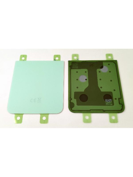 Tapa trasera o tapa bateria verde para Samsung Galaxy Z Flip6 SM-F941B GH82-35182D Service Pack