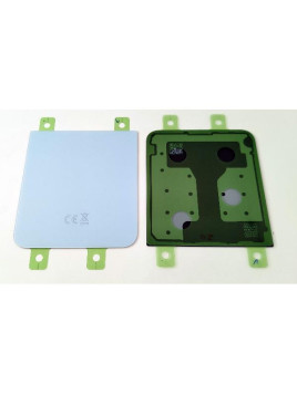 Tapa trasera o tapa bateria azul para Samsung Galaxy Z Flip6 SM-F941B GH82-35182C Service Pack