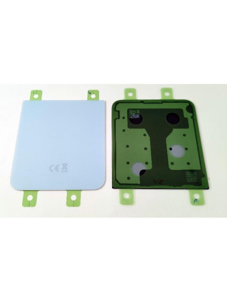 Tapa trasera o tapa bateria azul para Samsung Galaxy Z Flip6 SM-F941B GH82-35182C Service Pack