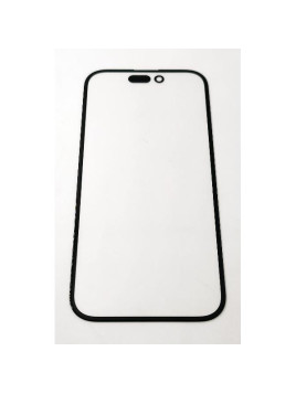 Cristal negro con lamina OCA para Iphone 16 calidad premium