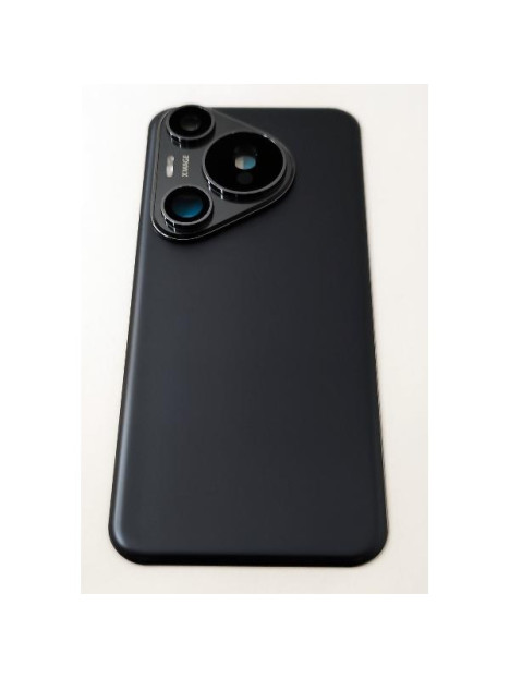 Tapa trasera o tapa bateria negra para Huawei Pura 70 Pro 5G con cristal de camara