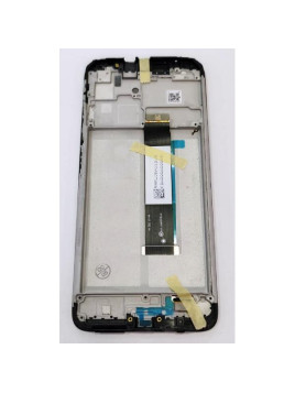 Pantalla lcd para Xiaomi Redmi 9T mas tactil negro con marco negro 560001J19S00 Service Pack