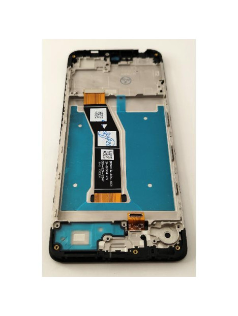 Pantalla lcd para Motorola Moto E14 mas tactil negro con marco negro calidad premium
