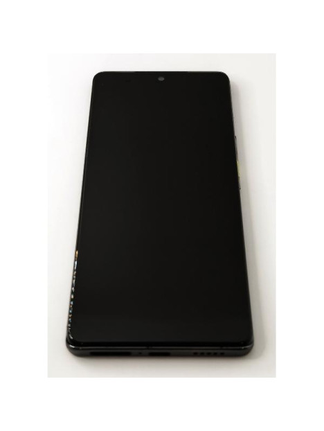 Pantalla lcd para Vivo V29 mas tactil negro con marco negro compatible TFT
