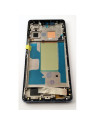 Pantalla lcd para Vivo V29 mas tactil negro con marco azul compatible TFT