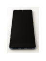 Pantalla lcd para Vivo V29 mas tactil negro con marco azul compatible TFT