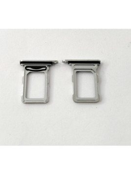 Soporte o bandeja sim blanca Dual sim para iPhone 16 Pro iPhone 16 Pro Max calidad premium