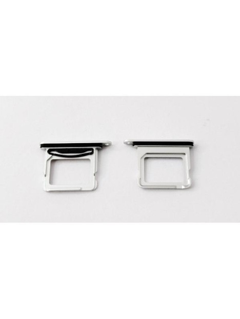 Soporte o bandeja sim blanca Dual sim para iPhone 16 iPhone 16 Plus calidad premium