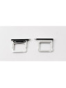 Soporte o bandeja sim blanca Dual sim para iPhone 16 iPhone 16 Plus calidad premium