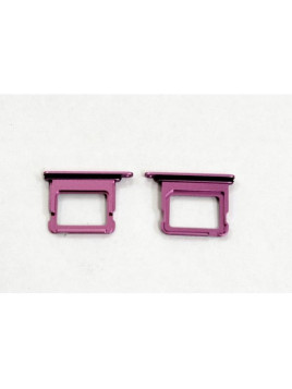 Soporte o bandeja sim rosa Dual sim para iPhone 16 iPhone 16 Plus calidad premium