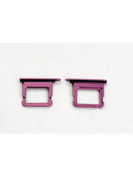 Soporte o bandeja sim rosa Dual sim para iPhone 16 iPhone 16 Plus calidad premium