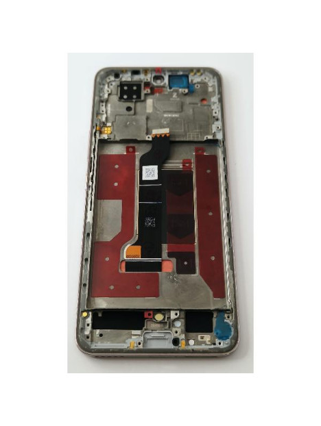 Pantalla lcd para Huawei Honor 200 5G mas tactil negro con marco rosa calidad premium