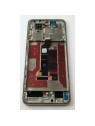 Pantalla lcd para Huawei Honor 200 5G mas tactil negro con marco rosa calidad premium