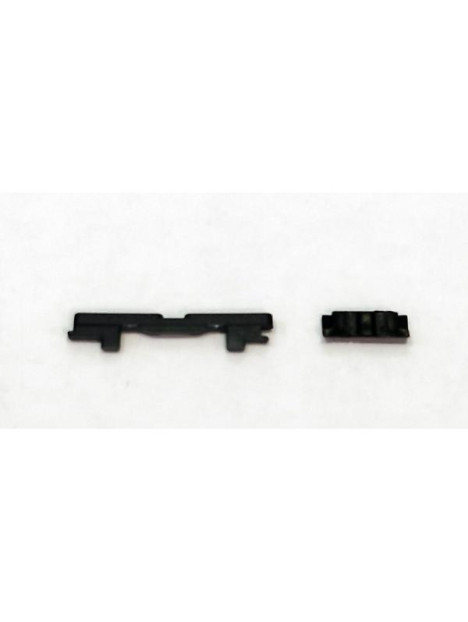 Set de 2 botones laterales negros grises para Motorola Edge 40 Neo XT2307-1 calidad premium