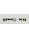 Set de 2 botones laterales verdes para Motorola Edge 40 Neo XT2307-1 calidad premium