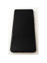 Pantalla lcd para Motorola Edge 50 Pro mas tactil negro con marco negro 5D68C24092 5D68C24322 Service Pack