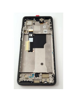 Pantalla lcd para Motorola Edge 40 Neo mas tactil negro con marco negro 5D68C23158 Service Pack