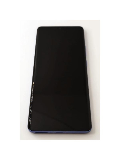 Pantalla lcd para Motorola Edge 50 Pro mas tactil negro con marco lavanda 5D68C24093 5D68C24323 Service Pack