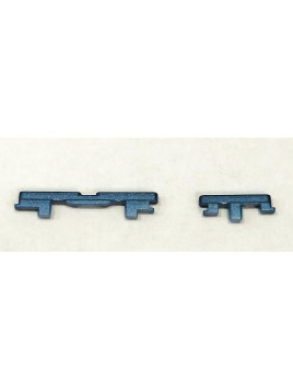 Set de 2 botones laterales azules para Motorola Edge 40 Neo XT2307-1 calidad premium