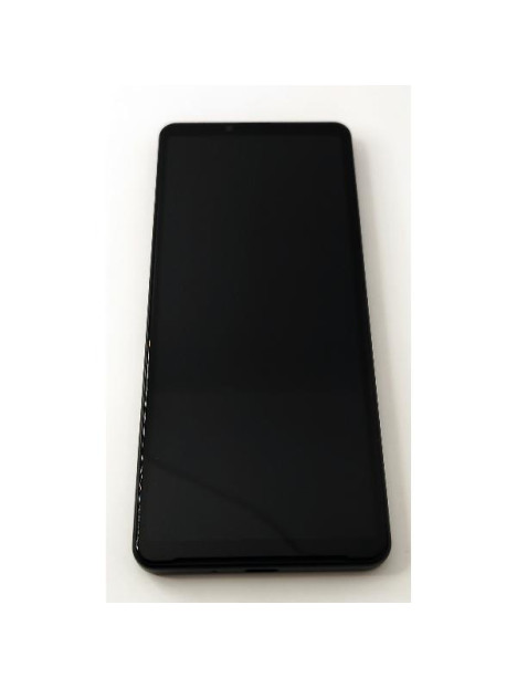 Pantalla lcd para Sony Xperia 10 IV mas tactil negro con marco negro calidad premium