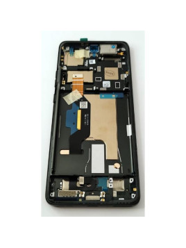 Pantalla lcd para Motorola Edge 50 Ultra mas tactil negro con marco gris 5D68C24468 Service Pack