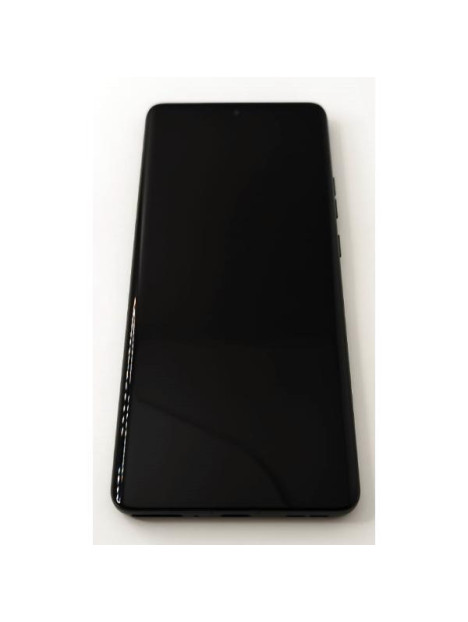 Pantalla lcd para Motorola Edge 50 Ultra mas tactil negro con marco gris 5D68C24468 Service Pack
