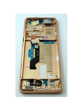Pantalla lcd para Motorola Edge 50 Ultra mas tactil negro con marco dorado 5D68C24470 Service Pack