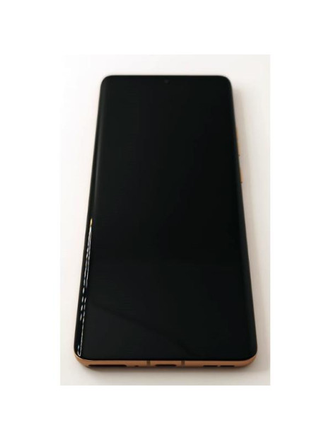 Pantalla lcd para Motorola Edge 50 Ultra mas tactil negro con marco dorado 5D68C24470 Service Pack
