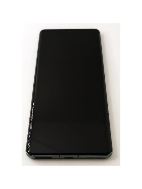 Pantalla lcd para Oneplus 12 5G mas tactil negro con marco verde calidad premium