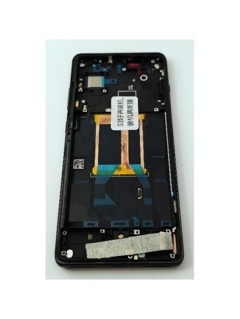 Pantalla lcd para Oneplus Ace 3 Oneplus 12R 5G mas tactil negro con marco negro calidad premium