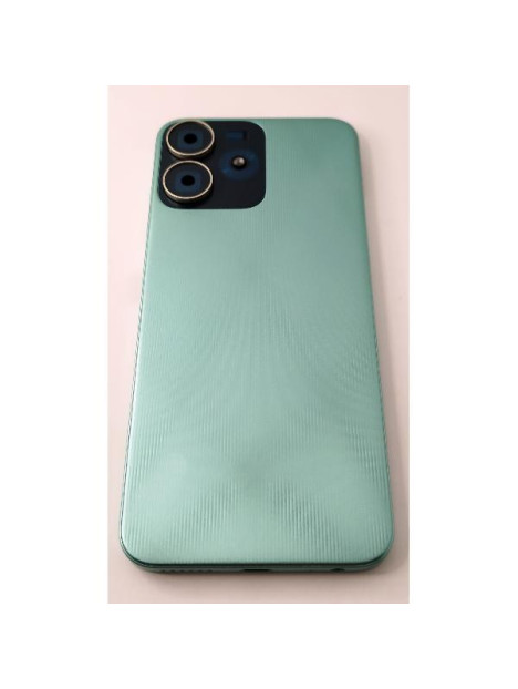 Tapa trasera o tapa bateria verde para ZTE Blade A73 4G