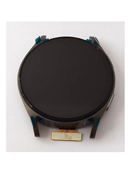 Pantalla lcd para Samsung Galaxy Watch 7 40mm SM-L300 mas tactil negro con marco verde GH97-29843A Service Pack