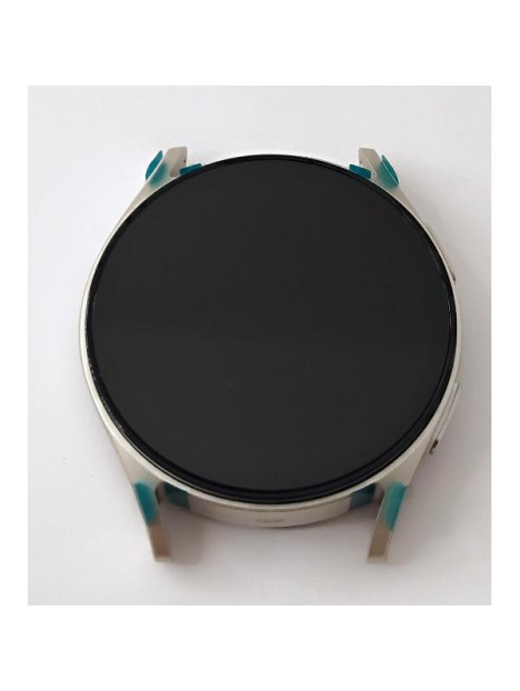 Pantalla lcd para Samsung Galaxy Watch 7 40mm L300 mas tactil negro con marco crema GH97-29843B Service Pack