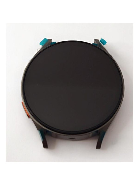 Pantalla Lcd para Samsung Galaxy Watch 7 44mm L310 mas tactil negro con marco verde GH97-29845A Service Pack