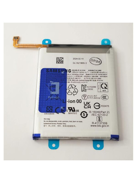 Bateria EB-BM156ABY 6000mAh para Samsung Galaxy M15 5G M156B GH82-34686A Service Pack
