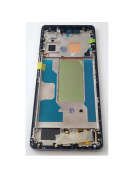 Pantalla lcd para Vivo V29 mas tactil negro con marco plata compatible Oled