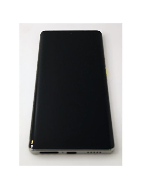 Pantalla lcd para Vivo V29 mas tactil negro con marco plata compatible Oled