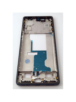 Carcasa o marco frontal azul oscuro para Motorola Edge 50 Fusion 5G XT2429