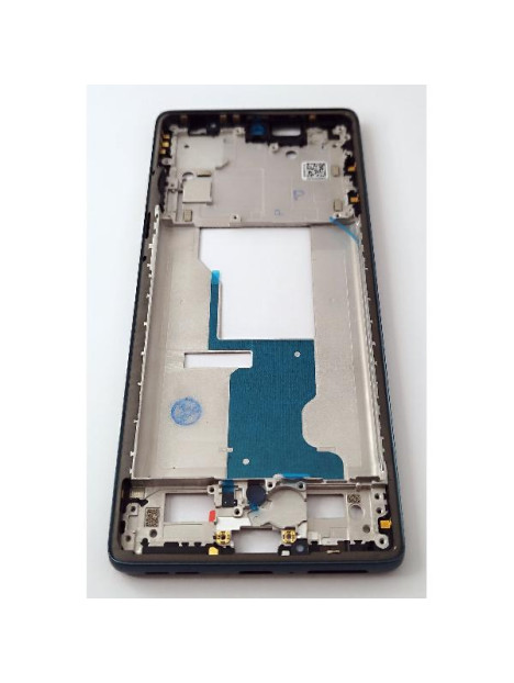 Carcasa o marco frontal azul oscuro para Motorola Edge 50 Fusion 5G XT2429