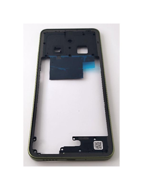 Carcasa o marco central verde para Xiaomi Redmi 14C